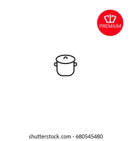 Pot icon. Casserole icon