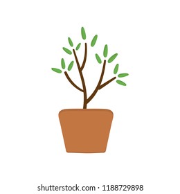 pot icon in flat style isolated vector illustration on white transparent background