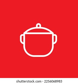 Pot-Symbol, grafische Ressourcenvorlage, Vektorgrafik.