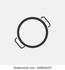 Pot icon illustration isolated vector sign symbol