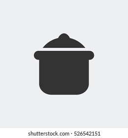 pot icon illustration isolated vector sign symbol