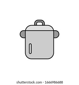 pot icon isolated on white background
