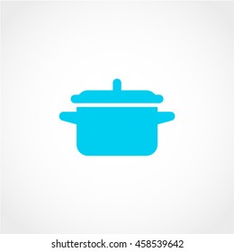 pot Icon Isolated on White Background