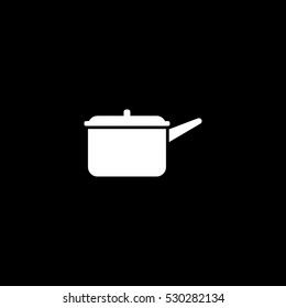 pot icon, isolated, white background