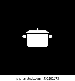 pot icon, isolated, white background