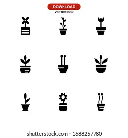 pot icon or logo isolated sign symbol vector illustration - Collection of high quality black style vector icons

