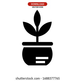 pot icon or logo isolated sign symbol vector illustration - high quality black style vector icons
