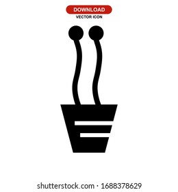 pot icon or logo isolated sign symbol vector illustration - high quality black style vector icons
