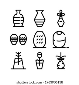 pot icon or logo isolated sign symbol vector illustration - Collection of high quality black style vector icons
