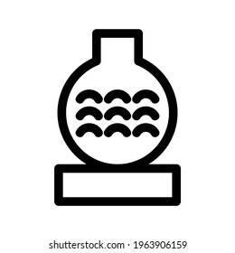pot icon or logo isolated sign symbol vector illustration - high quality black style vector icons
