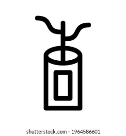 icono de la olla o logotipo símbolo de señas aislado ilustración vectorial de alta calidad estilo negro iconos vectoriales
