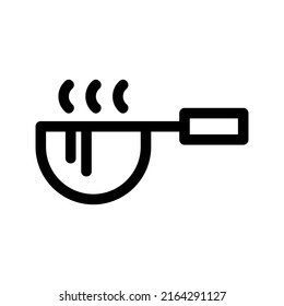 icono de la olla o logotipo símbolo de señas aislado ilustración vectorial de alta calidad estilo negro iconos vectoriales
