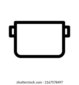 pot icon or logo isolated sign symbol vector illustration - high quality black style vector icons
