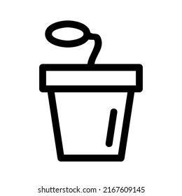 icono de la olla o logotipo símbolo de señas aislado ilustración vectorial de alta calidad estilo negro iconos vectoriales
