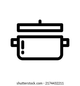 pot icon or logo isolated sign symbol vector illustration - high quality black style vector icons
