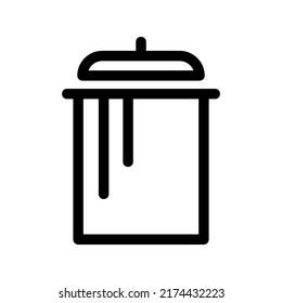 pot icon or logo isolated sign symbol vector illustration - high quality black style vector icons

