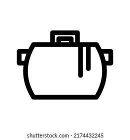 pot icon or logo isolated sign symbol vector illustration - high quality black style vector icons
