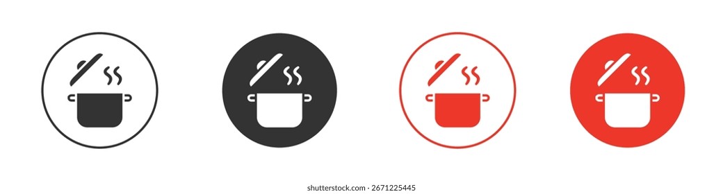 Icono del pote para el logotipo, símbolo de la muestra del Vector para el diseño