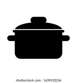pot icon on white background