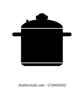 pot icon on white background