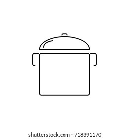 pot Icon on white background
