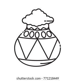 pot icon outline