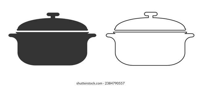Pot icon. Pan vector ilustration.