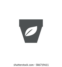pot icon. sign design