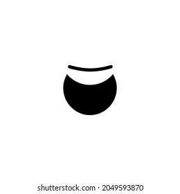 Pot icon. Simple style Food restaurant poster background symbol. Food restaurant logo design element. T-shirt printing. Vector for sticker.