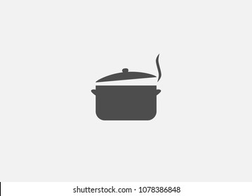 Pot icon . Vector