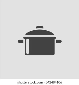 Pot icon vector