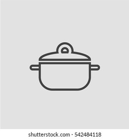 Cooking Pot Black White Vector Images (over 23,000)