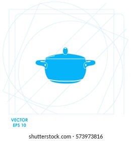 Pot  icon. Vector design.