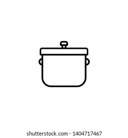 Pot icon vector eps flat design
