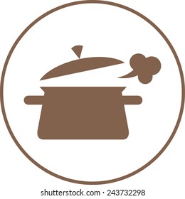 pot icon. vector illustration