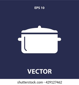 pot icon. pot vector illustration
