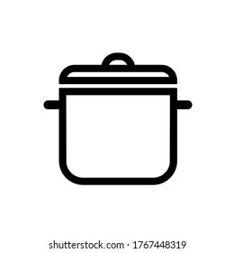 Pot icon, vector illustration. Flat design style. vector pot icon illustration isolated on white background, pot icon Eps10. pot icons graphic design vector symbols.