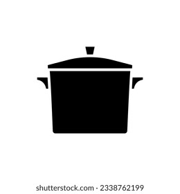 Pot icon vector. kitchen illustration sign. kitchenware symbol. Food logo.