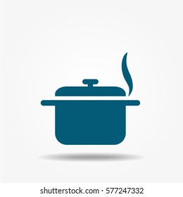 Pot icon, vector symbol