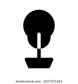 Ilustración de diseño de símbolo de Vector de icono de olla