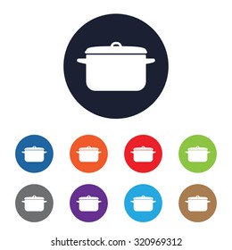 Pot icon for web and mobile