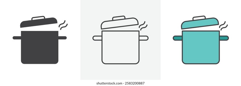 Pot icons pack for website designs