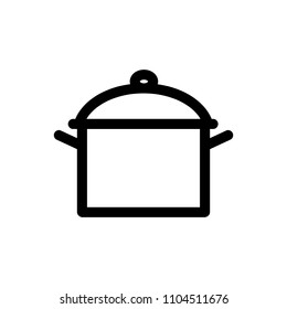 Pot icon,vector illustration. Flat design style. vector pot icon illustration isolated on White background, pot icon Eps10. pot icons graphic design vector symbols.