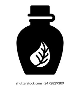 Pot, Jar, beaker icon with object