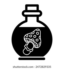 Pot, Jar, beaker icon with object