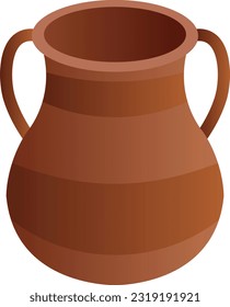 pot or jug vector image or clipart