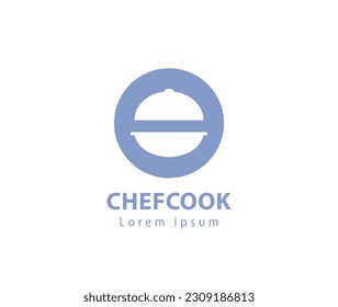 Pot Kitchen logo design illustration