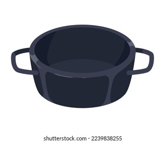 ícono aislado de utensilios de cocina en olla
