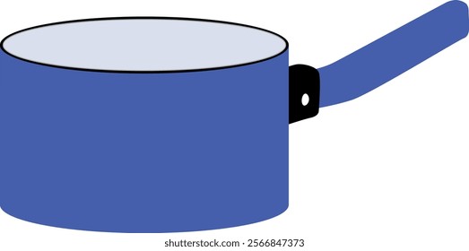 Pot kitchen utensil Royalty illustration Vector Art