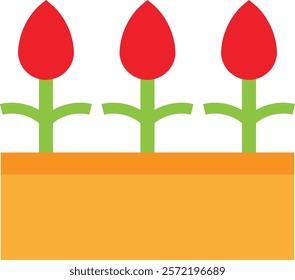Pot Nature Plant Icon Vector Flat Illustration